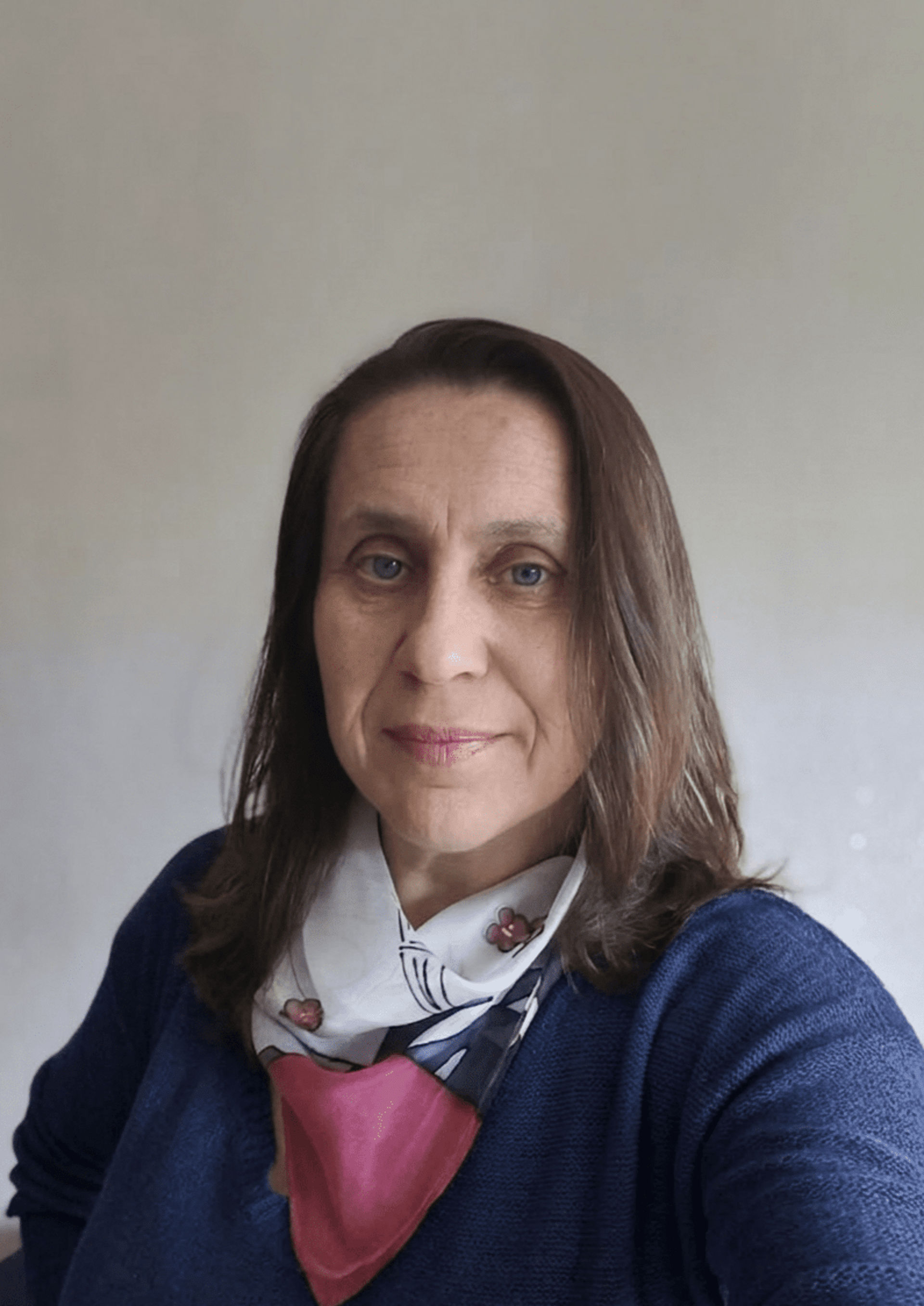 Pañuelo o brazalete de Seda Natural Pintado a Mano - Diseño París - 4